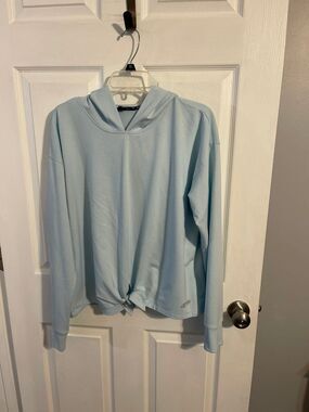 DKNY Sport Pullover Hoodie Size L Blue